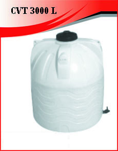 Citerne Verticale 3000 Litres Blanche